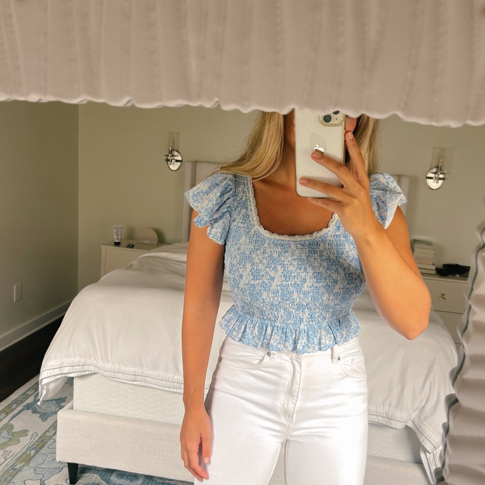 LoveShackFancy Milta Top